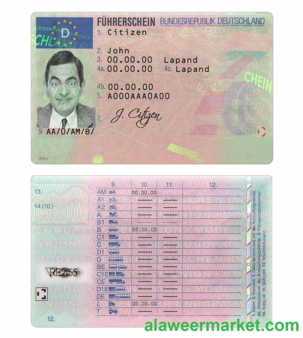 Germany driving license